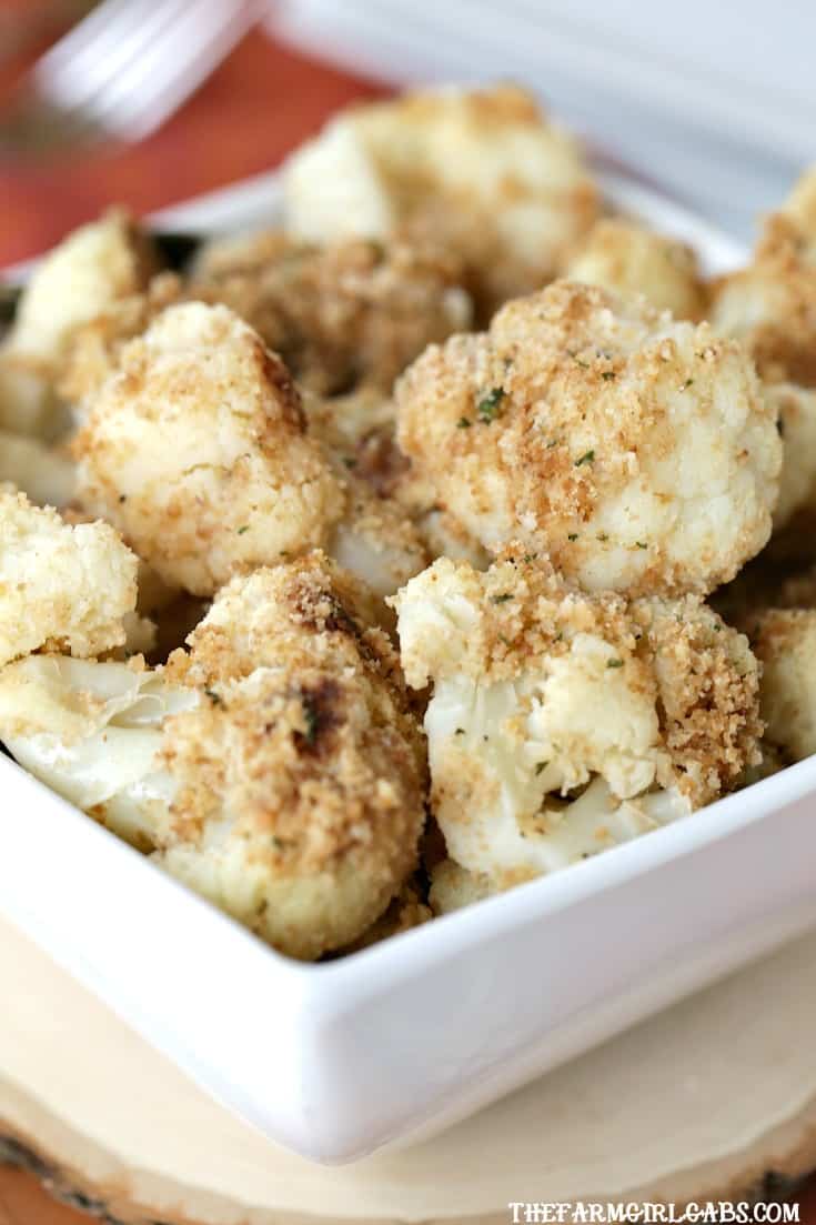 Easy Breaded Cauliflower The Farm Girl Gabs®