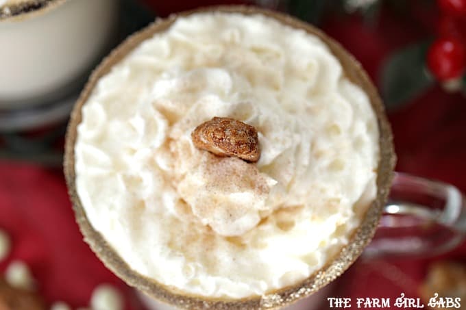 Warm up with a mug of Chestnut Praline White Hot Chocolate. Save money by making your own drink recipes at home using Torani Syrups!