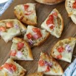 Serve up with zesty White Pizza Bites recipe at your next celebration. Be sure to also Enter The Jingle All The Bays Muffin Event!