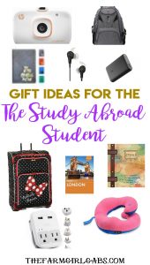 Gift Ideas For The Study Abroad Student. #Gift Ideas #CollegePlanning #Travel