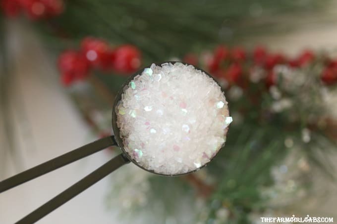 DIY Snowy Lantern Ornament - The Farm Girl Gabs®