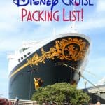 Before you set sail on a Disney Cruise, download this free printable Essential Disney Cruise Packing List. #DisneyCruise #WaltDisneyWorld #CruisePackingList #FamilyTravel #PackingTips