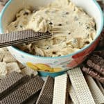 Serve this yummy Peanut Butter Chocolate Chip Cookie Dip at your next party. It's perfect for dessert. #Ad #LoackerLove
