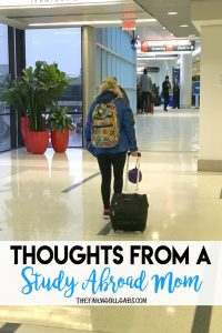 Thoughts From A Study Abroad Mom. #College #Parenting #StudyAbroad #CollegeLife #Teenagers #ParentingTeens