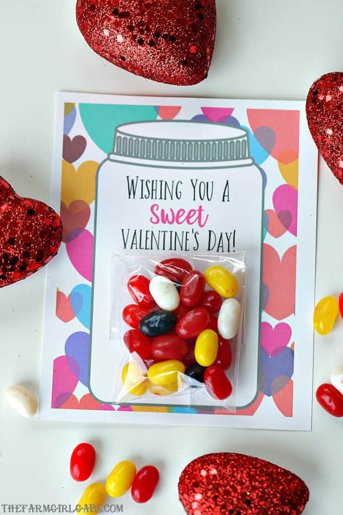 Your kids will have a sweet Valentine's Day making these adorable Sweet Candy Jar Valentines for their friends.