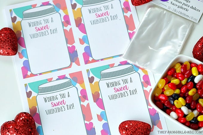 Your kids will have a sweet Valentine's Day making these adorable Sweet Candy Jar Valentines for their friends.