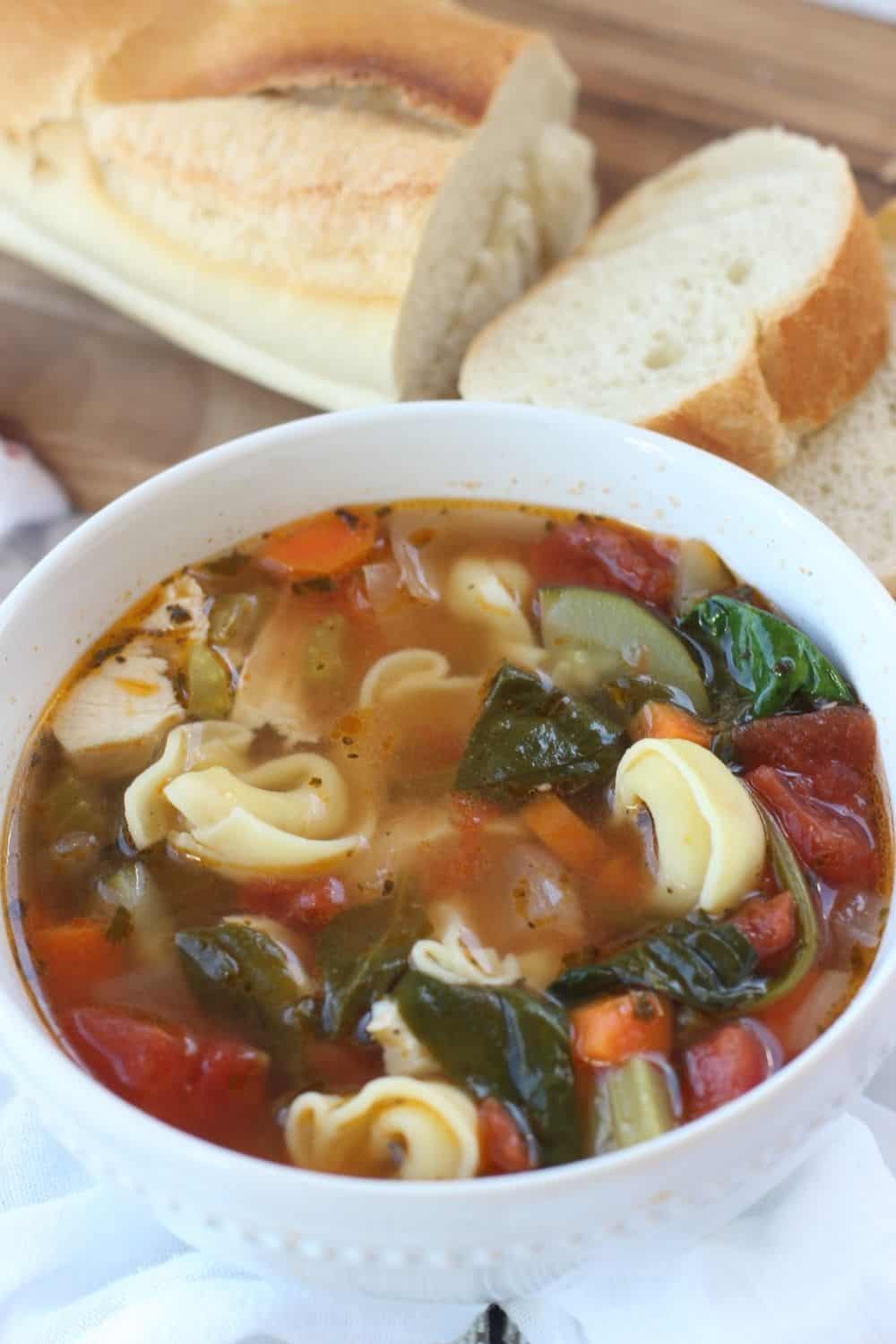 Tuscan Chicken Soup The Farm Girl Gabs   Tuscan Chicken Soup Pin 3 