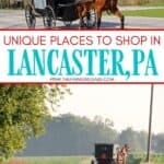 From shopping to sightseeing, there is so much to do in Lancaster, PA. Here are my favorite Unique Places To Shop In Lancaster County, PA. Lancaster, Pennsylvania is one of my favorite places to visit. Home to the Pennsylvania Dutch, or Amish, this county is peaceful, quint and full of lots of wonderful shopping experiences. #lancasterpa #familytravel #pennsylvania #pennsylvaniadutch