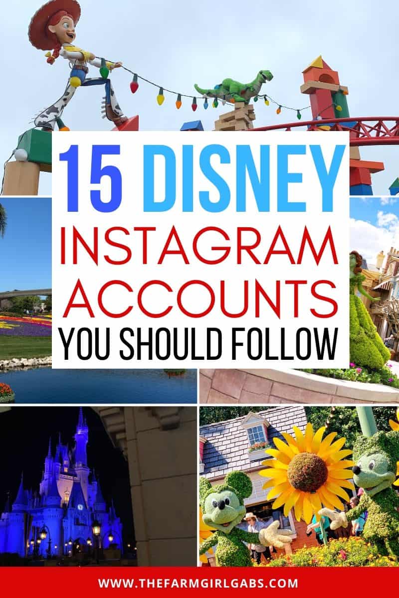 Can't get enough of the Disney Parks? Here are 15 Instagram Disney Accounts You Should Be Following to help make your day magical. Ready for some amazing Disney photography? These Disney Instagram accounts capture all the magic of Walt Disney World and the Disney Parks. #disneyworld #disneyinstagram #disneyhacks #disneyphotos