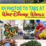 Ready for the ultimate Disney Photo Bucket List? I gathered some Disney photograph inspiration with these 101 Photos To Take At Walt Disney World. #WaltDisneyWorld #Disneyland #Disney #FaimilyTravel #Disneytravel #Disneyvacation #travelideas