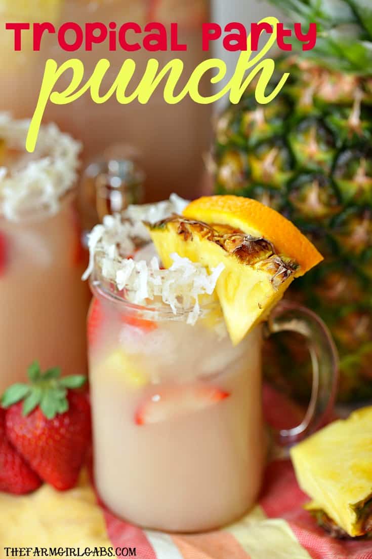 Tropical Cherry Party Punch