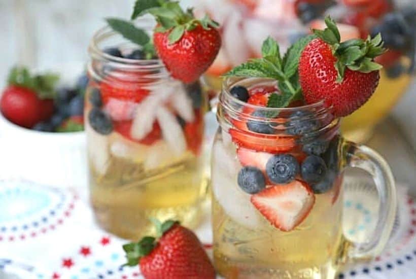 Stars And Stripes Mocktail Sangria