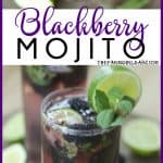 Cheers to summer, blackberry season and this refreshing Blackberry Mojito. #drinks #mojito #blackberrymojito #cocktailrecipes #drinkrecipe