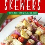It's time to fire up the grill. This Grilled Italian Herb Chicken Skewers recipe is easy to make and sure to please. Get your grill on and try this tasty chicken recipe.