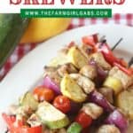 It's time to fire up the grill. This Grilled Italian Herb Chicken Skewers recipe is easy to make and sure to please. Get your grill on and try this tasty chicken recipe.