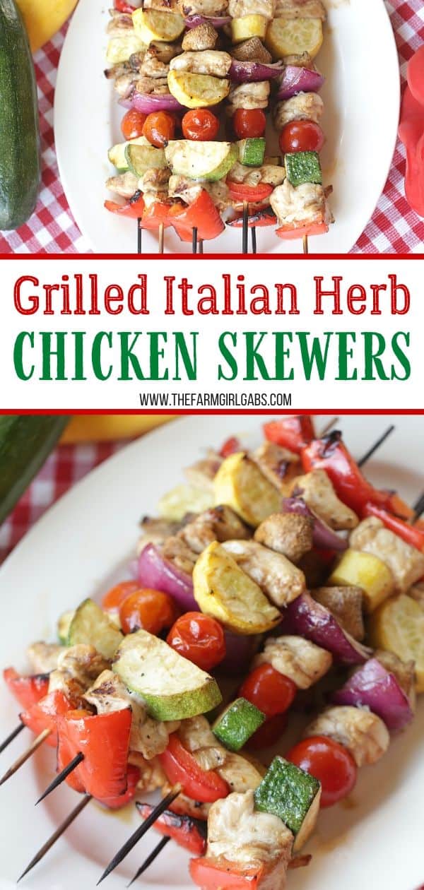 It's time to fire up the grill. This Grilled Italian Herb Chicken Skewers recipe is easy to make and sure to please. Get your grill on and try this tasty chicken recipe.