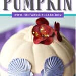 Dinglehoppers, Snarfblatts and this DIY Disney The Little Mermaid Pumpkin are the perfect way to celebrate Halloween! Kids will love making this no-carve Disney pumpkin. This is a fun craft that Little Mermaid fans will love to create. This Disney pumpkin is an easy craft project for fall.