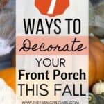 Make your home a show-stopper this fall with these Outdoor Fall Decorating Ideas! Fun ways to decorate your home this fall. These budget-friendly decorating tips will make your home look like a show stopper this fall.
