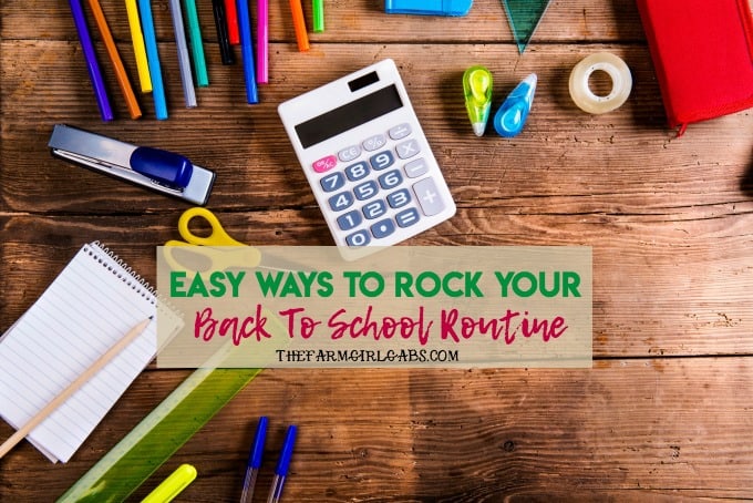 Ways to Rock Your Back To School Routine