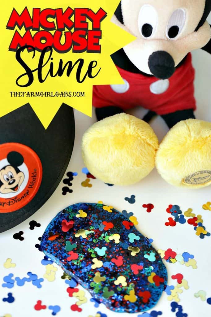Oh toodles. The kids will have a ball playing with this fun Meeska Mouska Mickey Mouse Slime recipe. Make a batch today. #Slime #SlimeRecipe #MickeyMouse #DisneyCraft #WaltDisneyWorld