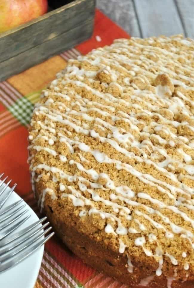 Add this sweet and delicious Apple Crumb Cake recipe to your fall baking plans. It's loaded with fresh apples and has an amazing crumb topping.