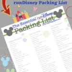 Planning on participating in a runDisney event at Walt Disney World? Before you go, download this helpful Essential runDisney Packing List so you are prepared. #disneyworld #princessweekend #rundisney #disneyprincesshalfmarathon