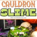 The Sanderson Sisters are at it again. With the wave of a wand, some Hocus Pocus, and a few bat wings and bones, this spooky Cauldron Slime comes to life just in time for Halloween.