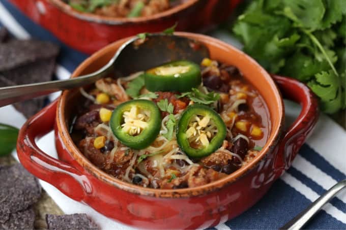 Savor the goodness of this easy Slow Cooker Turkey Chili. Save time by preparing this chili recipe in your slow cooker.