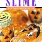 Add some spooky slimy fun to your Halloween party with these fun Halloween Slime Party Favors! This easy slime recipe is a fun Halloween craft for kids. Make a batch of Halloween slime for some ghoulish fun this fall. This is an easy liquid starch slime recipe!