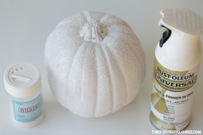 Make Halloween Magical! Make your own Sparkly Glitter Unicorn Pumpkin. This glitter-filled Halloween craft is so simple to create.