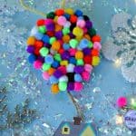 Adventure is out there! This Christmas, Make Your Own UP Disney Christmas Ornament. This easy craft is perfect for fans of the Disney Pixar movie UP! #UP #Pixar #DisneyCrafts #ChristmasOrnament #Disney #ChristmasTree #ChristmasDecoration