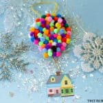 Adventure is out there! This Christmas, Make Your Own UP Disney Christmas Ornament. This easy craft is perfect for fans of the Disney Pixar movie UP! #UP #Pixar #DisneyCrafts #ChristmasOrnament #Disney #ChristmasTree #ChristmasDecoration