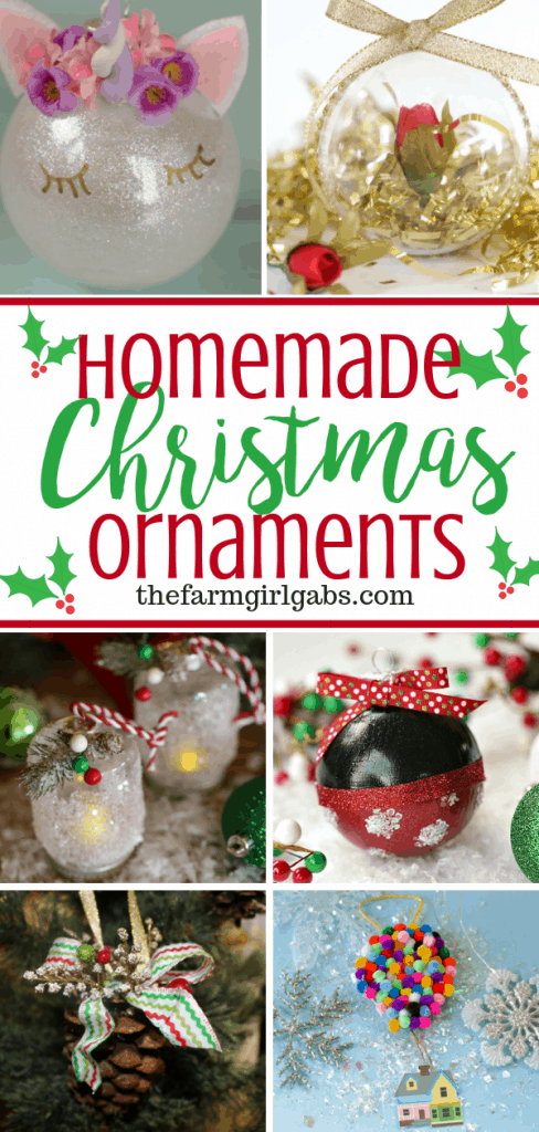 Let's ring in the Christmas season with a little holiday decorating fun. It's not Christmas in our home without a homemade Christmas Ornament. Trim your Christmas tree with one of these easy Handmade DIY Christmas Ornaments you can make at home. #ChristmasOrnament #DIY #ChristmasTree #ChristmasDecorating #Ornament #XmasTree #Crafts #ChristmasCrafts
