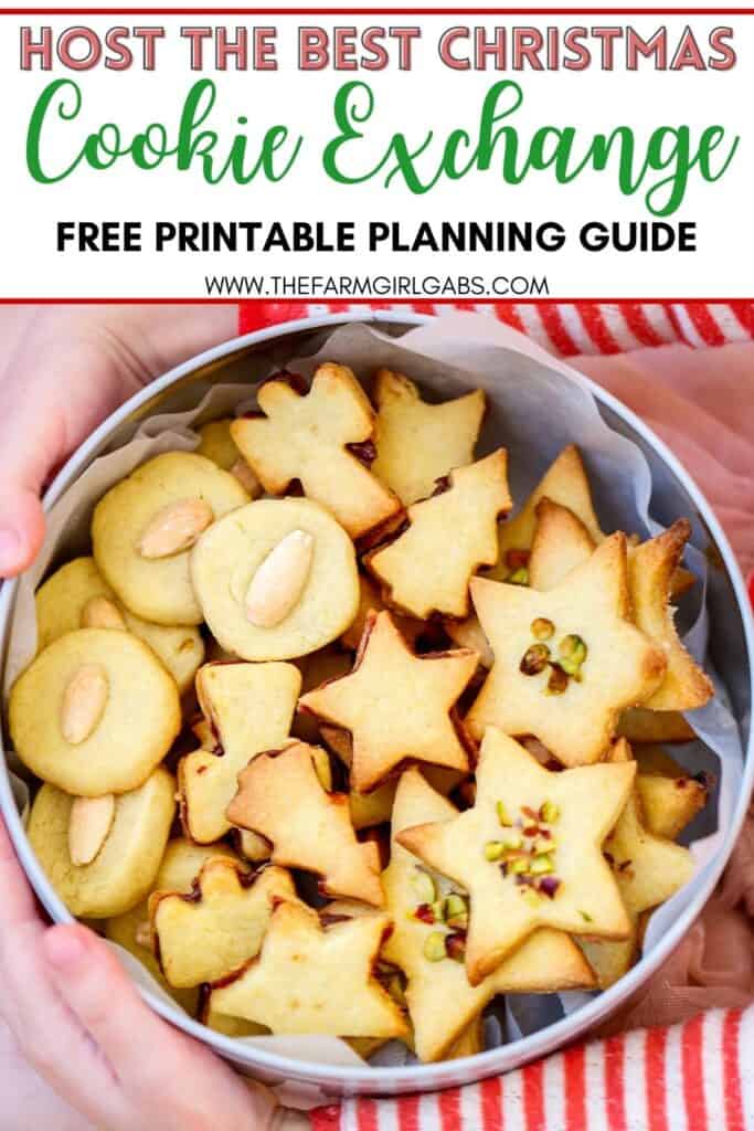 The Christmas season is here! Let's have some holiday baking fun. Follow these tips on How To Host A Holiday Cookie Exchange and share some baking love with your friends. Download this free Christmas printable Cookie Exchange guide. It includes tips and ideas on how to plan the ultimate Christmas Cookie Exchange as well as invitations and recipe cards.