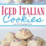 Italian Christmas Cookies are a delicious cake-like cookie with a hint of anise and sweet sugar glaze. This easy cookie recipe is great to serve any time of the year. #christmascookie #cookierecipe