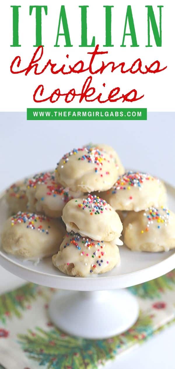 Italian Christmas Cookies - The Farm Girl Gabs®
