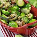 Think you don't like Brussels Sprouts? Think again. This tasty Walnut And Blue Cheese Brussels Sprouts recipe is the perfect side dish that will definitely change your mind.