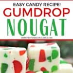 Add a sweeter twist to your Christmas cookie tray this year. Make a batch of this delicious Christmas Gumdrop Nougat to share with friends and family during the holidays. This easy candy recipe is a real treat.