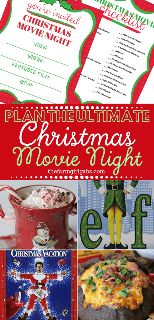 Tis the season to Plan An Ultimate Christmas Movie Night! Put your comfy pajamas on, pop some popcorn and put on one of these 30 Christmas movies everyone should see. #ChristmasMovies #MovieNight #ChristmasParty #movies #family