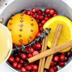This holiday stovetop potpourri is the perfect blend to make for the holiday season. Make a batch and leave it simmering on your stove all day for an amazing holiday aroma.