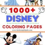 Need a fun activity for the kids? Grab some crayons and download some of these 1000 Free Disney Coloring Pages. This massive collection of free printable Disney Coloring pages has all your favorite Disney Characters! Keep them extra busy and download a bunch to make their own Disney Coloring Book. #DisneyColoringPages #DisneyCraft #DisneyTips #disneycraft