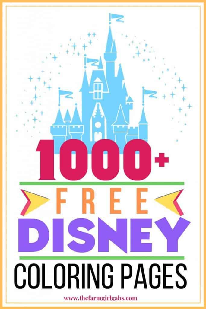 1000 Free Disney Coloring Pages For Kids