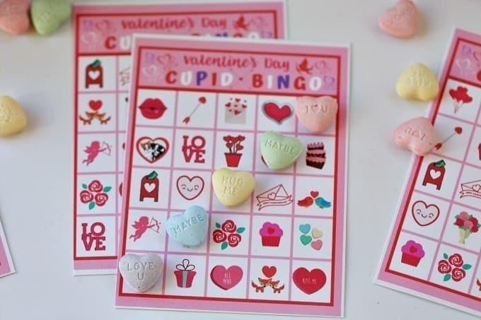 These free Valentine's Day Cupid Bingo cards are perfect for kids to play at home or classroom parties. Download and print yours today for some Valentine's Day fun!