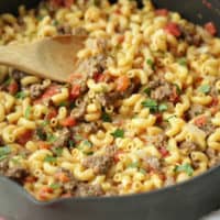 Cheeseburger Skillet Casserole