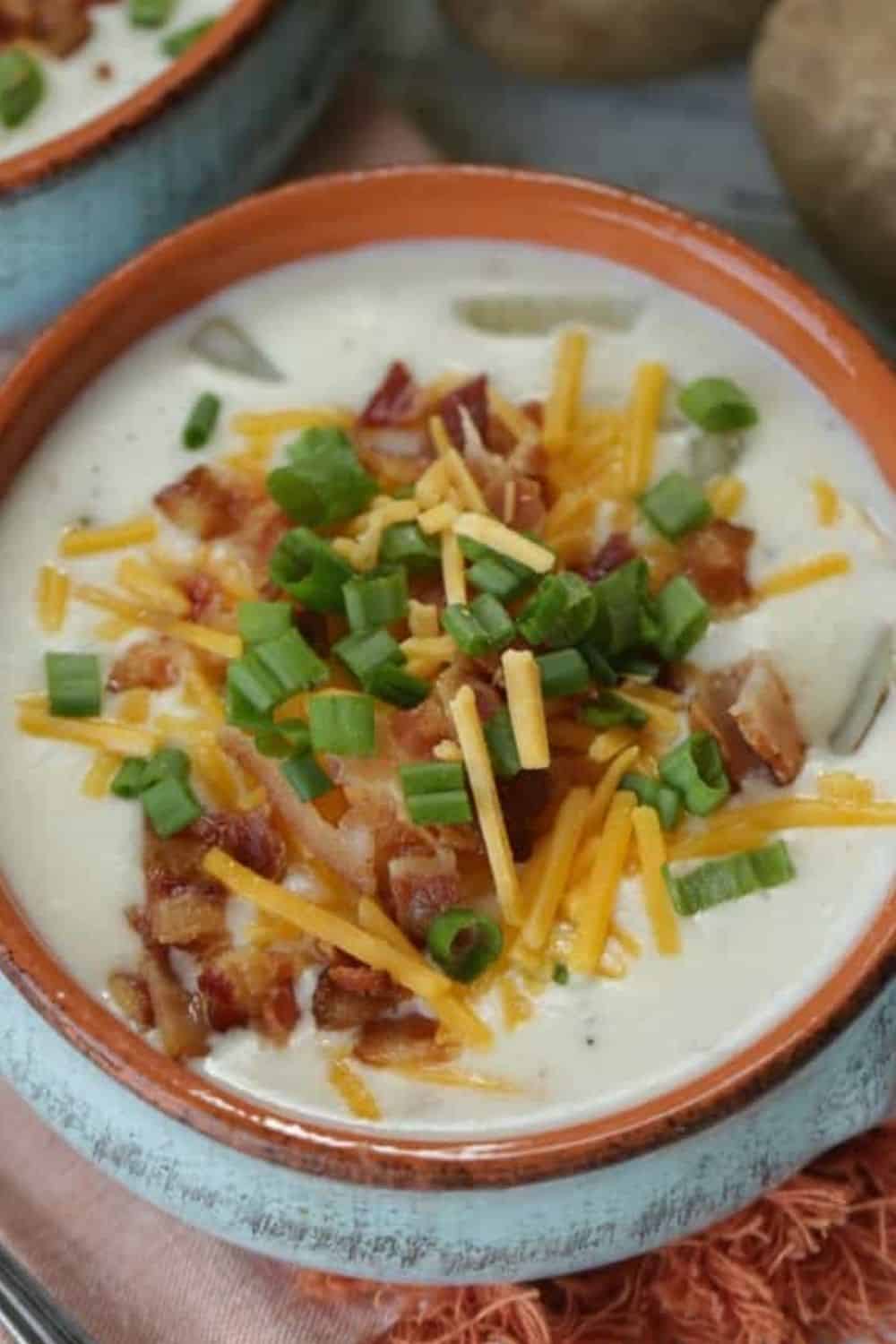 Loaded Baked Potato Soup - The Farm Girl Gabs®