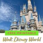 Heading to Walt Disney World Soon. Pack more fun and print this Essential Walt Disney World Packing List so you don't forget any of the Disney Packing essentials! Plan your perfect Disney World Vacation with these helpful Disney vacation tips. Print out this free Disney Packing List before you leave. #disneyworld #disneypackinglist #disneyhacks #disneytrip