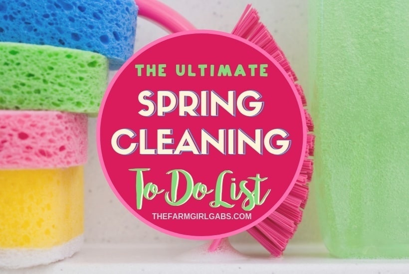 Does it ever feel like sometimes spring cleaning your home just isn’t realistic? I have some helpful tips and an Ultimate Spring Cleaning To Do List Every Mom Needs. Be sure to check out these helpful spring cleaning tips. Your house and home will be clean in no time. #SpringCleaning #CleaningTips #Home #DIYIdeas
