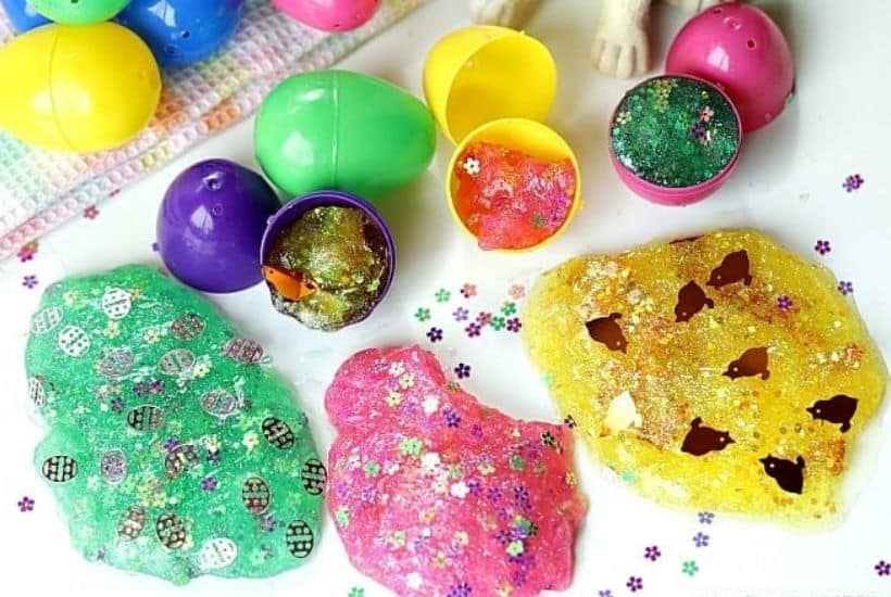 Easter Egg Glitter Slime The Farm Girl Gabs®