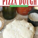 Make any night pizza night! With a few simple ingredients, this Best homemade Pizza Dough recipe is perfect for a tasty homemade pizza dinner at home. #pizzadough #pizzarecipe