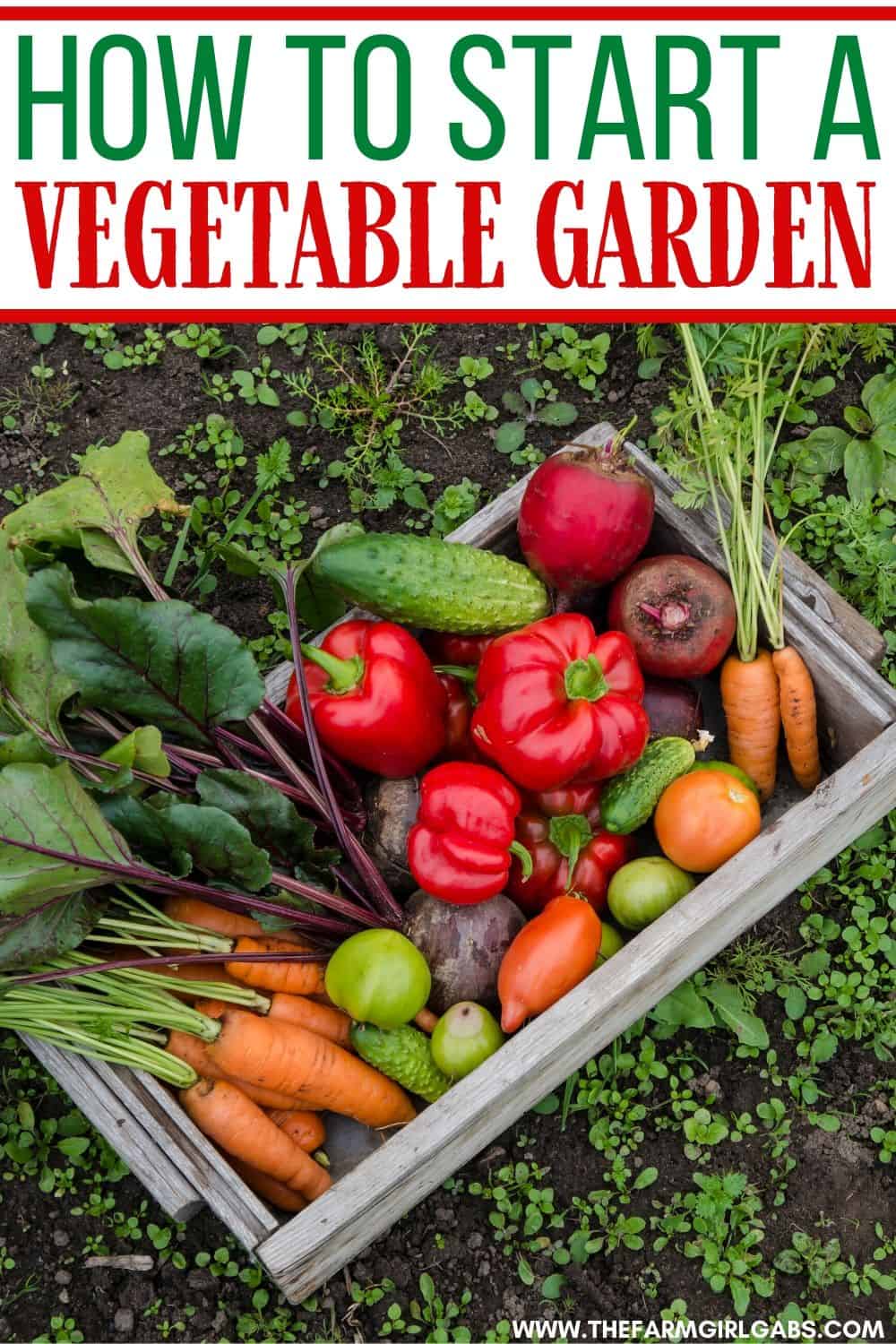 How To Start A Vegetable Garden - The Farm Girl Gabs®